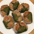 うめきち333's cooksnap of when they made 【お弁当にも】れんこんと海老の大葉揚げ.