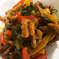 MicHolly's cooksnap of when they made 筍のかわりにジャガイモ〜青椒肉絲.