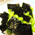 Bunnirella's cooksnap of when they made ＊枝豆の海苔和え～韓国風＊.