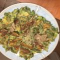 メロンパンケーキ's cooksnap of when they made ねぎたっぷり♡チーズチヂミ.