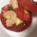 kiki109's cooksnap of when they made エビとアボカドのトマトカップサラダ.