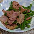 ゆけり３兄弟's cooksnap of when they made ベーコンとにんにくの芽の炒め物.