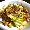 あのぴ's cooksnap of when they made 豚ひき肉とキャベツの味噌炒め.