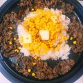 ＡＲＩＡ☆'s cooksnap of when they made ホットプレートで牛肉ガーリックライス.
