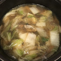 どさんこわいど's cooksnap of when they made 白菜と牡蠣の中華風スープ❀.