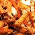 んじぇ's cooksnap of when they made 挽肉とじゃがいもキャベツの赤味噌炒め.