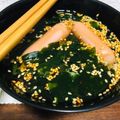 クックXLV4YG☆'s cooksnap of when they made 小腹がすいたら‥即席わかめスープ♪.