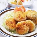 えリﾋﾟｮﾝ★'s cooksnap of when they made メンチカツ風おさかなソーセージフライ.