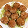 ♡くりーむ♡'s cooksnap of when they made えのきたっぷり豚こまバーグ【作り置き】.