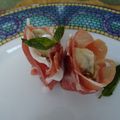 melmarilyn's cooksnap of when they made 無花果クリームの生ハム巻き.