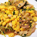 kiki73's cooksnap of when they made 豆苗と春雨の中華卵炒め.