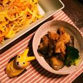 emola's cooksnap of when they made 鶏肉と茄子のマスタード醤油炒め.