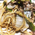 hiromitkb's cooksnap of when they made 白菜とサバ缶の和風パスタ.