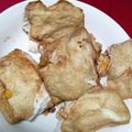 猫まんま☆'s cooksnap of when they made 玉子を薄揚げに入れて信田煮（＾−＾）☆.