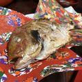 りこびたんD's cooksnap of when they made お食い初め♡鯛の塩焼き♡魚焼きグリル.