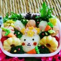 ちび姫ちゃん's cooksnap of when they made ＊キャラ弁＊　うさぎのモフィ♥.