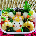 ちび姫ちゃん's cooksnap of when they made ＊キャラ弁＊　うさぎのモフィ♥.