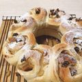 sheena39's cooksnap of when they made りんごとクリームチーズの巻きちぎりパン！.