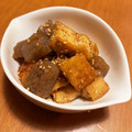 hiyopretty's cooksnap of when they made 厚揚げとこんにゃくの甘辛炒め.