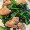 rumi6873's cooksnap of when they made 鶏もも肉と小松菜の甘酢炒め.
