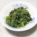 こむぎぱくぱく's cooksnap of when they made 絶品☆春菊のごま和え☆お弁当にも♪.