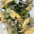 T△U's cooksnap of when they made チンゲン菜＆しらすたまご炒め.