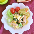 mmameco's cooksnap of when they made 簡単 ほうれん草とハムと卵炒め.