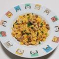 もぐ・ω・くま's cooksnap of when they made 男子が喜ぶ　簡単スタミナ豚バラチャーハン.
