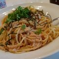 やまたんこまたん's cooksnap of when they made 本格簡単たらこクリームパスタ.