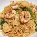 mashimaro★'s cooksnap of when they made 旨味たっぷり、赤エビとニンニクのパスタ.