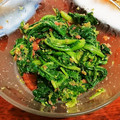 ☆ゆいぴまま☆'s cooksnap of when they made 簡単おつまみ☆菜の花の明太子和え.