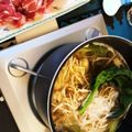 のらむーちょ's cooksnap of when they made 簡単に♪しゃぶしゃぶ【水蓮菜鍋】.