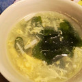 やすらー's cooksnap of when they made 簡単！えのきとワカメのスープ♪卵仕立て.