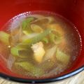 tamanori's cooksnap of when they made 優しい味(ㅅ˘˘)鶏肉と長ネギのすまし汁.