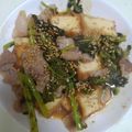 大きいありんこさん☆'s cooksnap of when they made 大根の葉と豚バラ肉の味噌炒め.