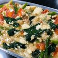 TapiokaSan's cooksnap of when they made ほうれん草ベーコン豆腐のとろとろ♡副菜.