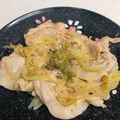 へい♡ゆー♡'s cooksnap of when they made 薄切豚のソテー♪マスタードクリームソース.
