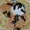 しーま♪'s cooksnap of when they made ✿長いもとたらこのヘルシーパスタ✿.