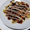 碧きりん's cooksnap of when they made 餅の消費に♪もっちりチーズdeお好み焼き.