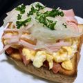 ☆GSSQHY☆'s cooksnap of when they made 酢玉ねぎで♡炒り卵マリネサラダ.