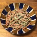 ♡yummy♡'s cooksnap of when they made にんじんときゅうりの黒ごまマヨピリ辛和え.