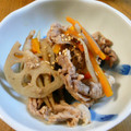 おぶうさま's cooksnap of when they made 豚肉と蓮根のきんぴら.