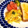 サヤスカマカン's cooksnap of when they made ちりめんじゃこのスクランブルエッグ.