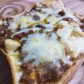 iamharumi's cooksnap of when they made 麻婆豆腐トースト☆リメイク.