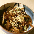 ae86_km's cooksnap of when they made 大根皮のきんぴら(簡単).