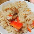 ちゃーりーWKY's cooksnap of when they made 潮の香りたっぷり☆ホタテの炊き込みご飯.