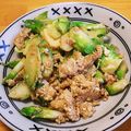 しましまあひる's cooksnap of when they made アーサイと卵の炒め物.