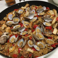 Ryo．738's cooksnap of when they made カレー粉と無洗米で作る簡単パエリア.
