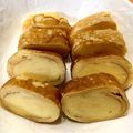 こうきとだいきママ's cooksnap of when they made 丸いフライパンで一口バームクーヘン.
