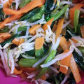 桜8NDA5O☆'s cooksnap of when they made もやしとほうれん草の彩りごま和え.